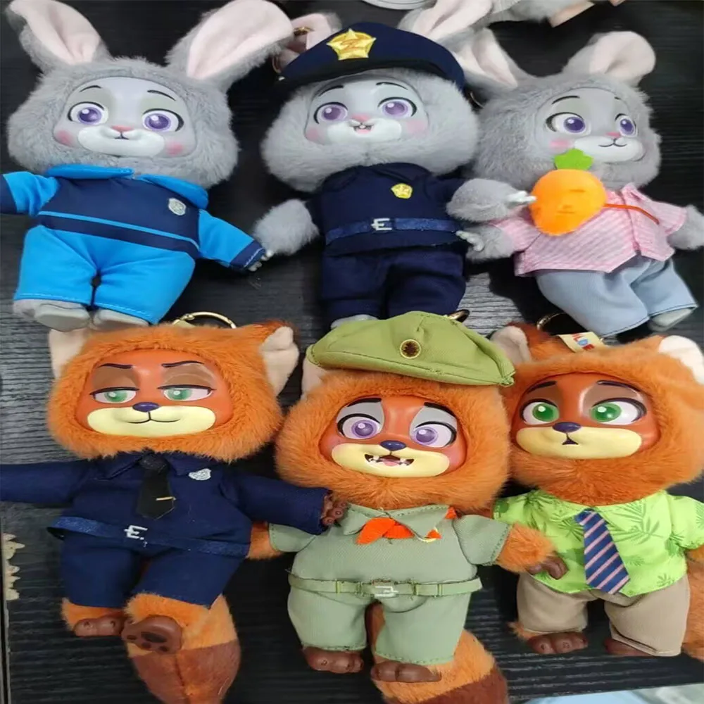 صندوق أعمى من الفينيل الأصلي من Disney Zootopia - ألعاب قلادة على شكل شخصية كرتونية لطيفة، هدية عصرية لمفاجأة غامضة لمحبي #1