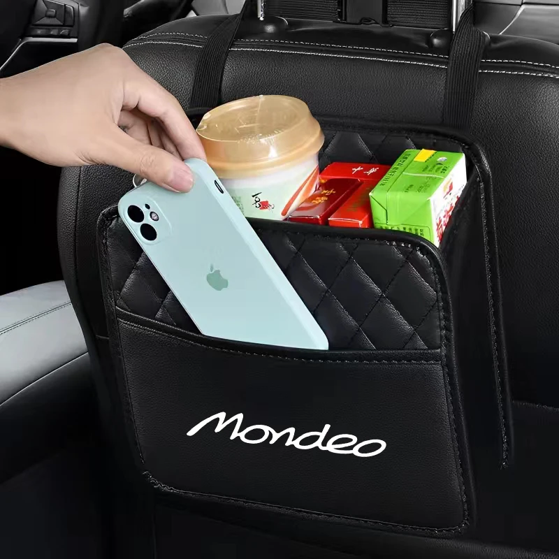 

Car multi-functional storage bag seat back storage bag For Ford Mondeo 4 MK4 IV 2008 2009 2010 2011 2012 2013 2014 Accessories