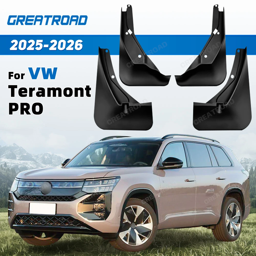 

For VW Volkswagen Teramont PRO 2025-2026 Fender Mudflaps Splash Guards Mudguards Mud Flaps car Accessories