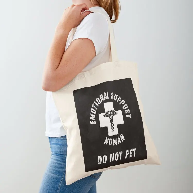 

Emotional Support Human Do Not Pet - Ideal Gift for dog lovers - Service Dog Love Humor Tote Bag