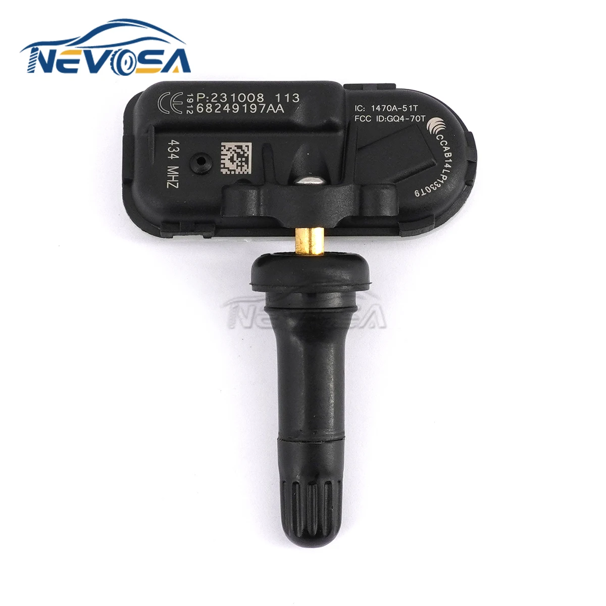 Nevosa 68249197AA 68239720AB 68185570AA TPMS Senser Tire Pressure Monitoring System For Dodge RAM Jeep Cherokee 434MHZ Air Gauge