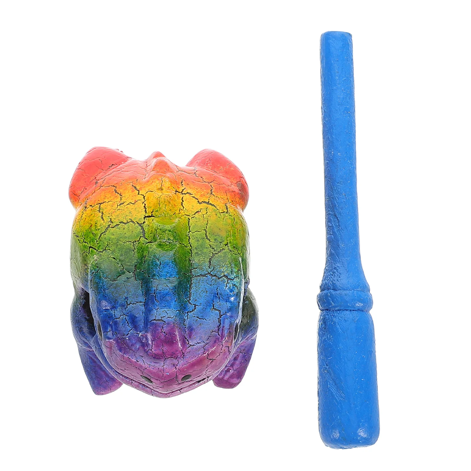 

Solid Wood Toad Scraper Frog Instrument Musical Instruments Wooden Hand Percussion Travel