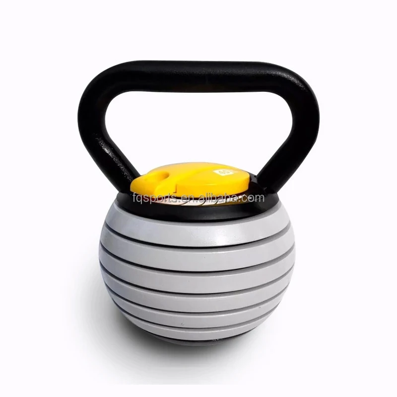 Mężczyźni kobiety dom sprzęt do fitnessu 20lb 40lb Kettlebell regulowany własne Logo Kettlebell