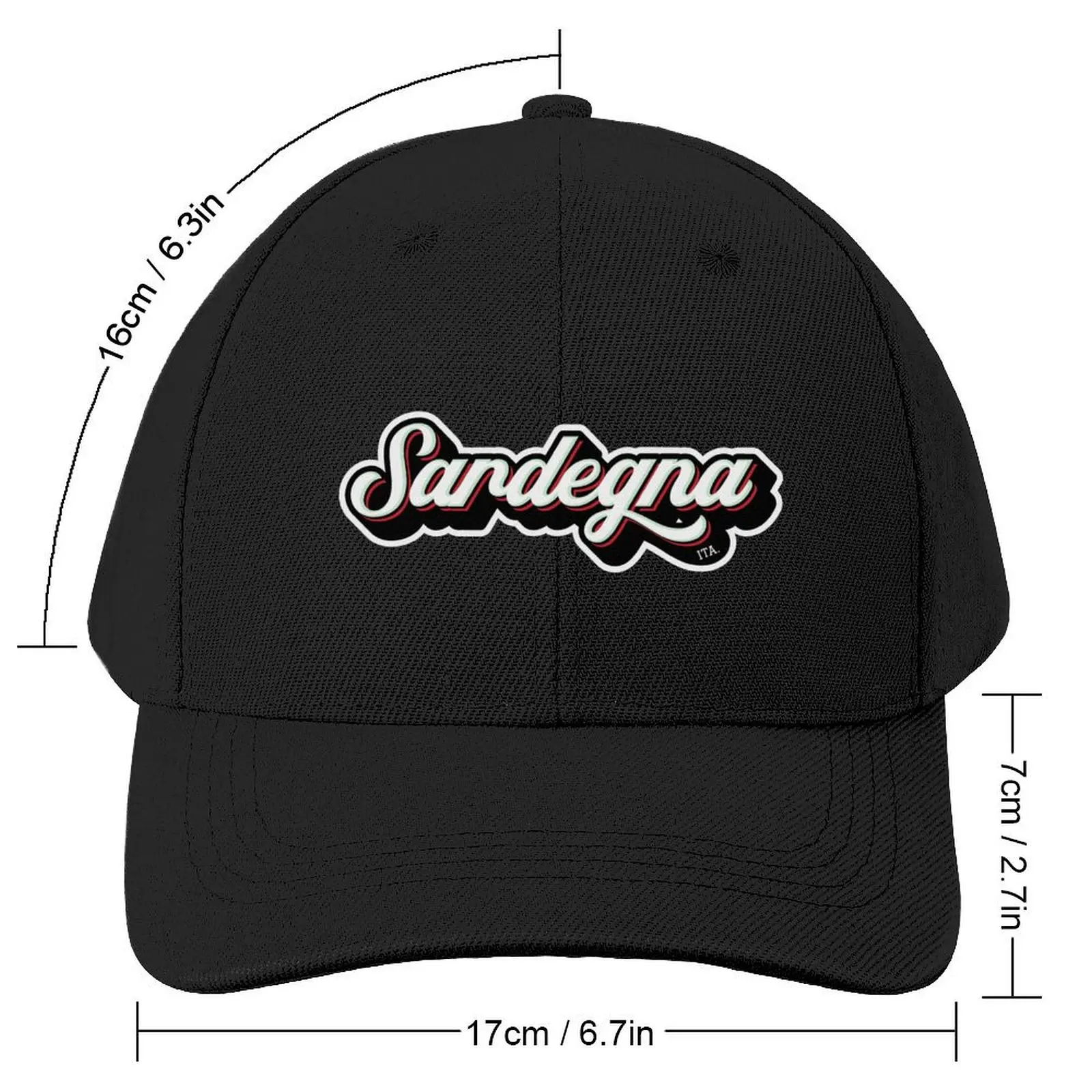 Sardegna City Italy Baseball Cap Hat Luxury Brand dad hat Uv Protection Solar Hat Men Luxury Brand Women's