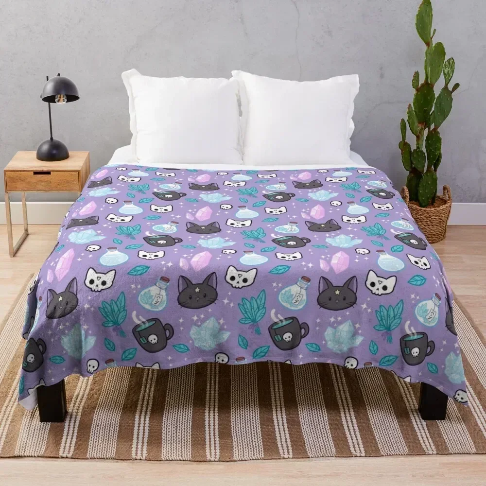 

Herb Witch | Nikury Throw Blanket Lightweight Warm Blanket for Indoor Outdoor Use