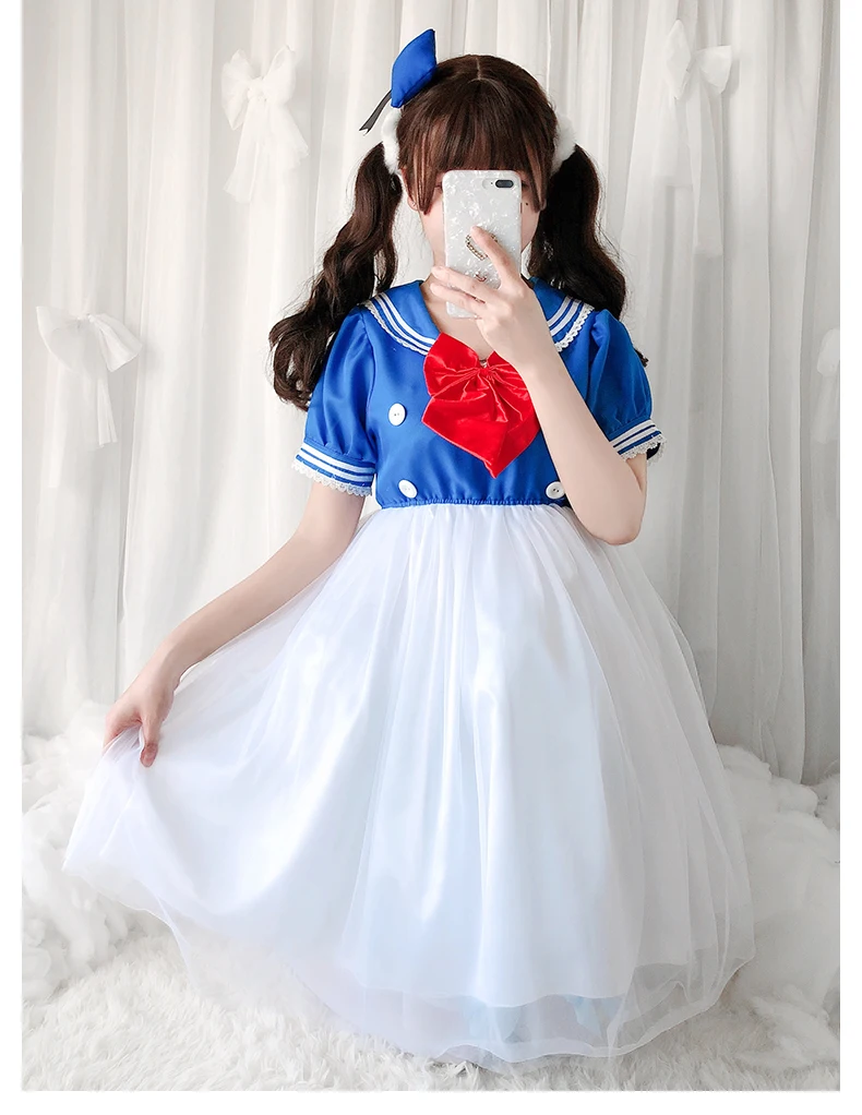 Robe Marinière Femme – Déguisement Marin – photo 8
