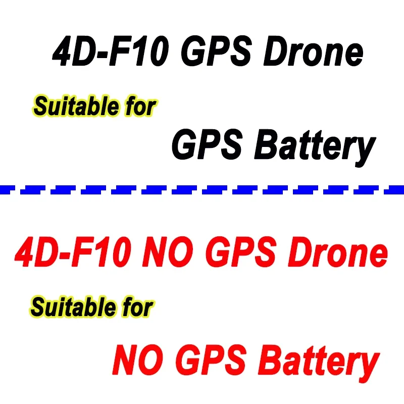 4DRC Original F10 Drone Battery 3.7V 1600mAh For F10 Spare Battery RC Quadcopter F10 Replacement  Accessories Parts