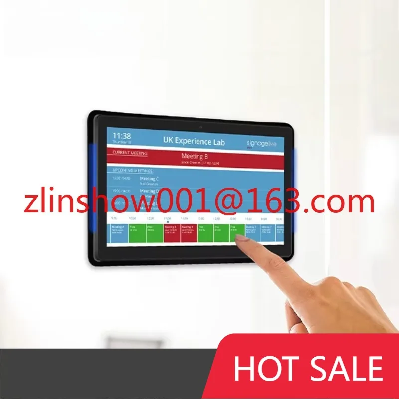 

WA1012T Room Booking 10 Inch Android Tablet Poe With Led Light bar Conference Room Digital Signage and Displays