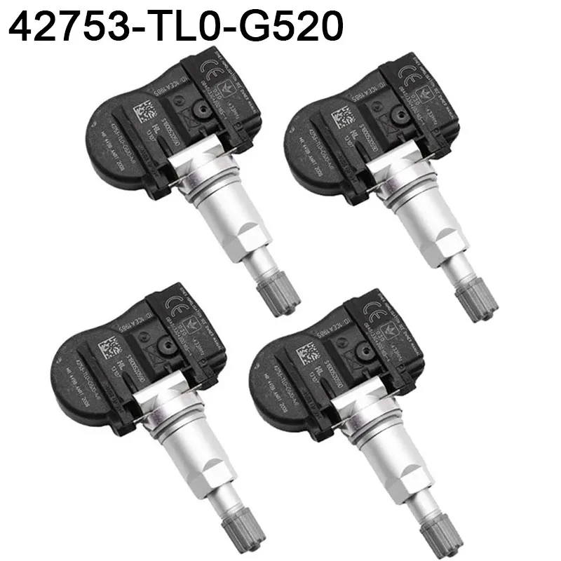 

1/4 шт. TPMS датчик давления в автомобильных шинах для Honda Accord Crosstour Jazz 42753-TL0-G520 433 МГц