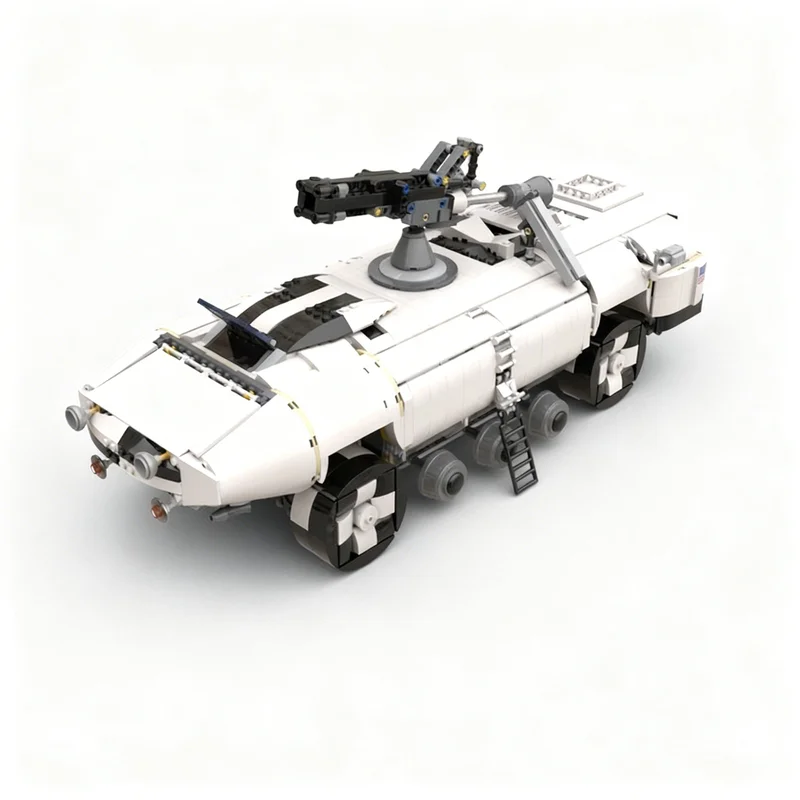 3073pcs MOC Space Force Lunar Tank Functional Cannon Space Model Building Blocks Architecture Toys Christmas Gifts DIY Idea