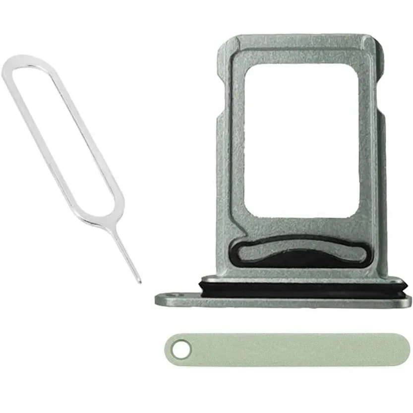 (Dual) SIM Card Slot Tray Holder Replacement Compatible with iPhone 12 2020- Incl. Rubber Gasket & Sim Pin Can Custom IMEI