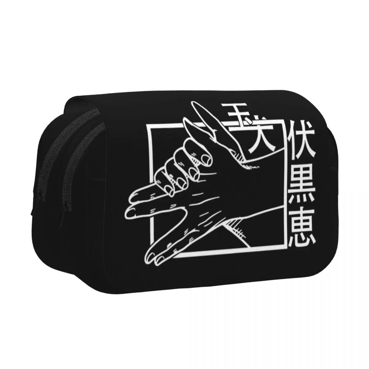 Double Clamshell Pen Case Jujutsus Kaisens Anime Pencilcases Pen for Girl Boy Bags Students School Gifts Stationery