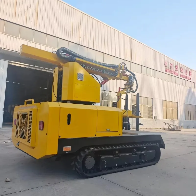 Customized Multi-Terrain Crawler Solar Mounting Truck For Solar Power Station