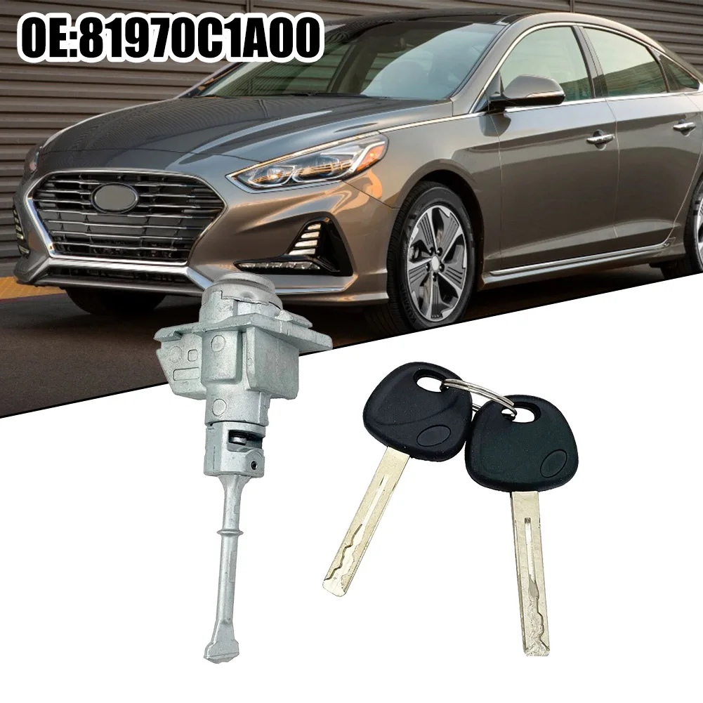 

Car Door Lock Cylinder Driver Side FL With 2 Keys 81970-C1A00 For Sonata 2015-2019 Car Accessory