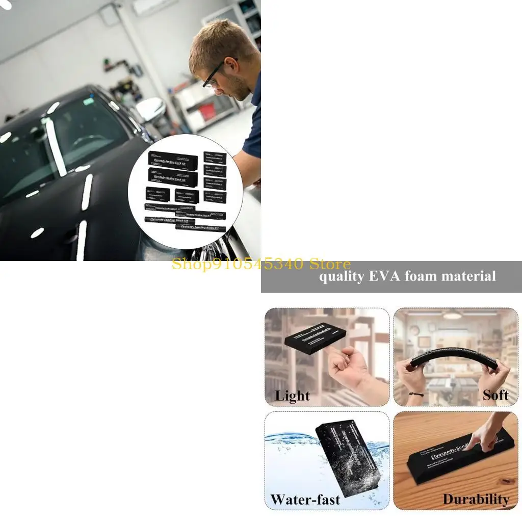 u2ja-pack-of-12-auto-body-smoothing-hurdles-car-paint-rehabilitation-set-storage-bag