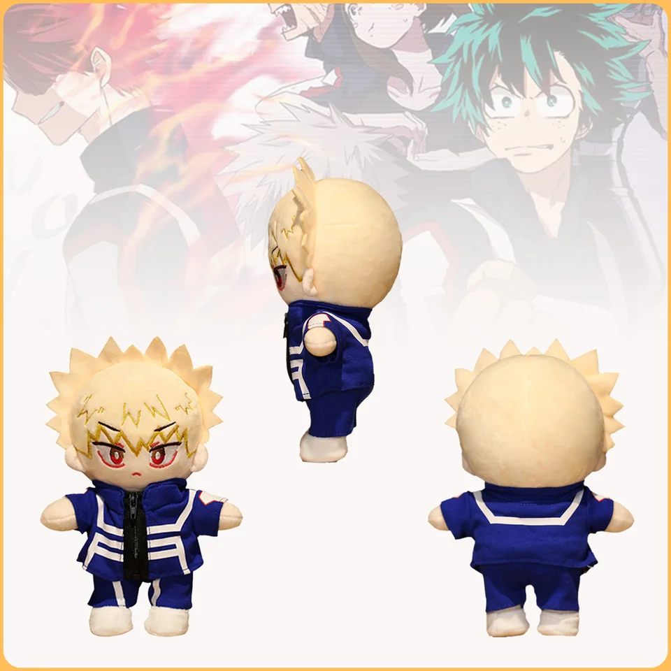 Peluches De Anime Japonés My Hero Academia De 20 Cm, Muñecos De Peluche De Dibujos Animados De Midoriya Izuku Bakugou Katsuki Todoroki Shoto Regalo Para Ninos