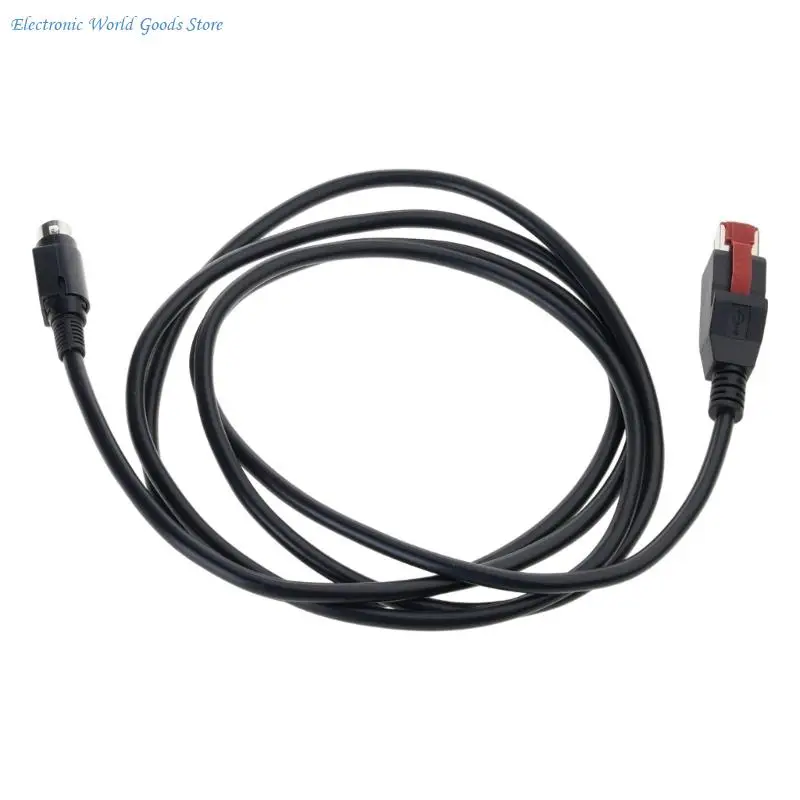 A3PD POS System Power Cord Powered USB 24V 5V 12V to Power DIN 3P Male Cable Line