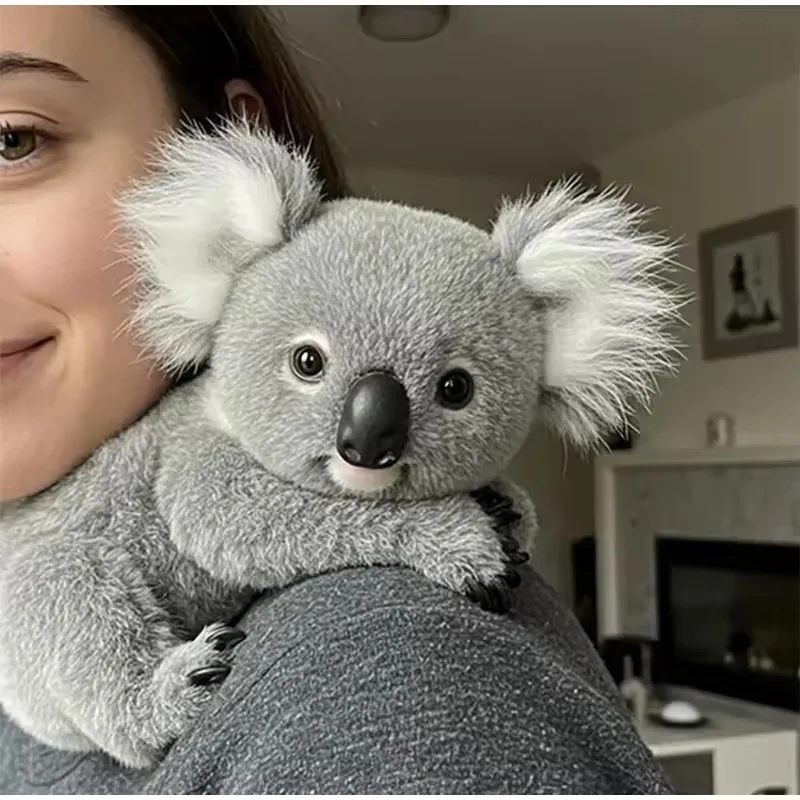 

Koaly Plush Toy Emotional Healing on Demand Stuffed Animals Plush Mimics Natural Movements for Realistic Comfort Cuddly Stuffed