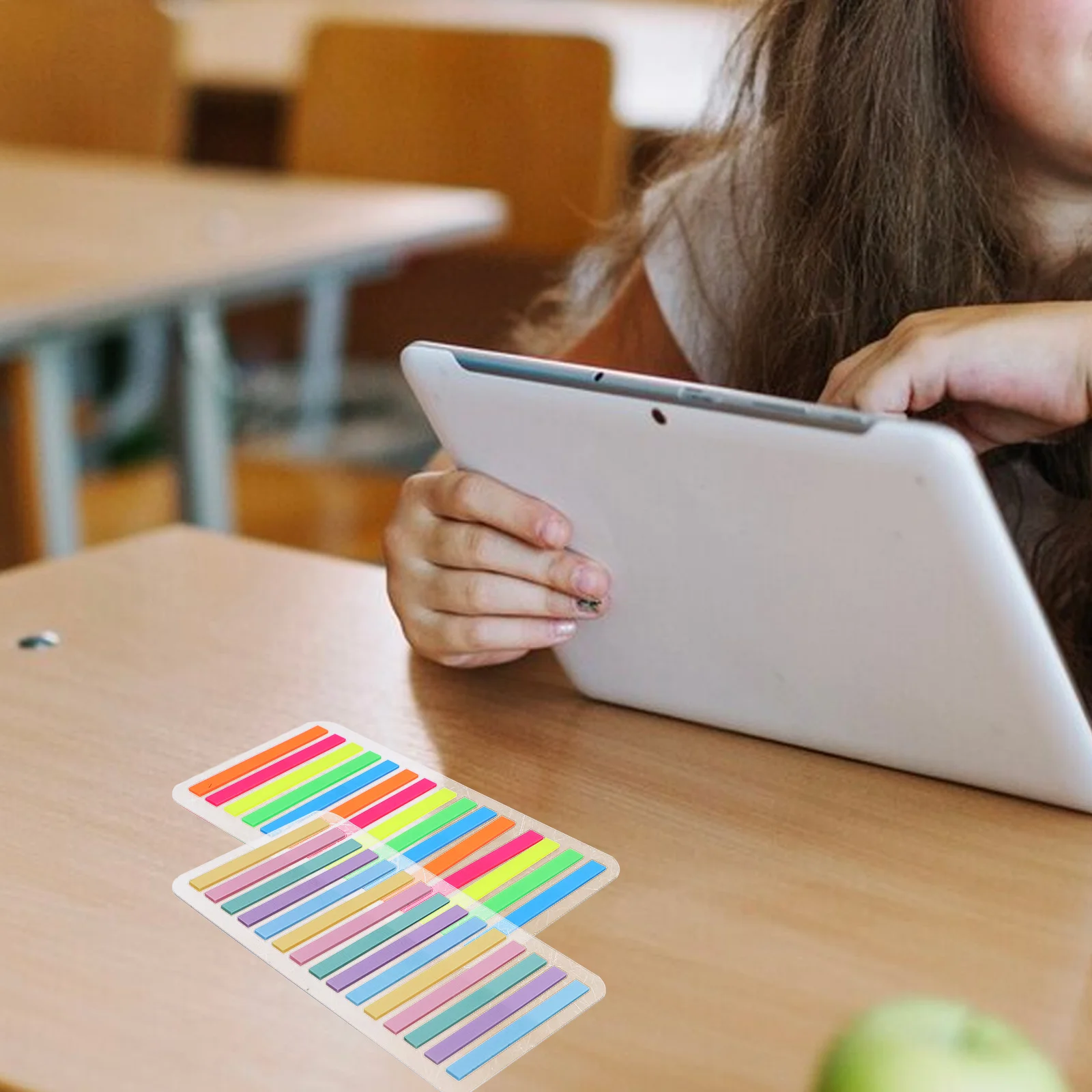 

1Set Highlight Bookmark Sticky Index Tabs Professional Sentence Markers Reading Highlight Strips Portable Colored Note Tabs