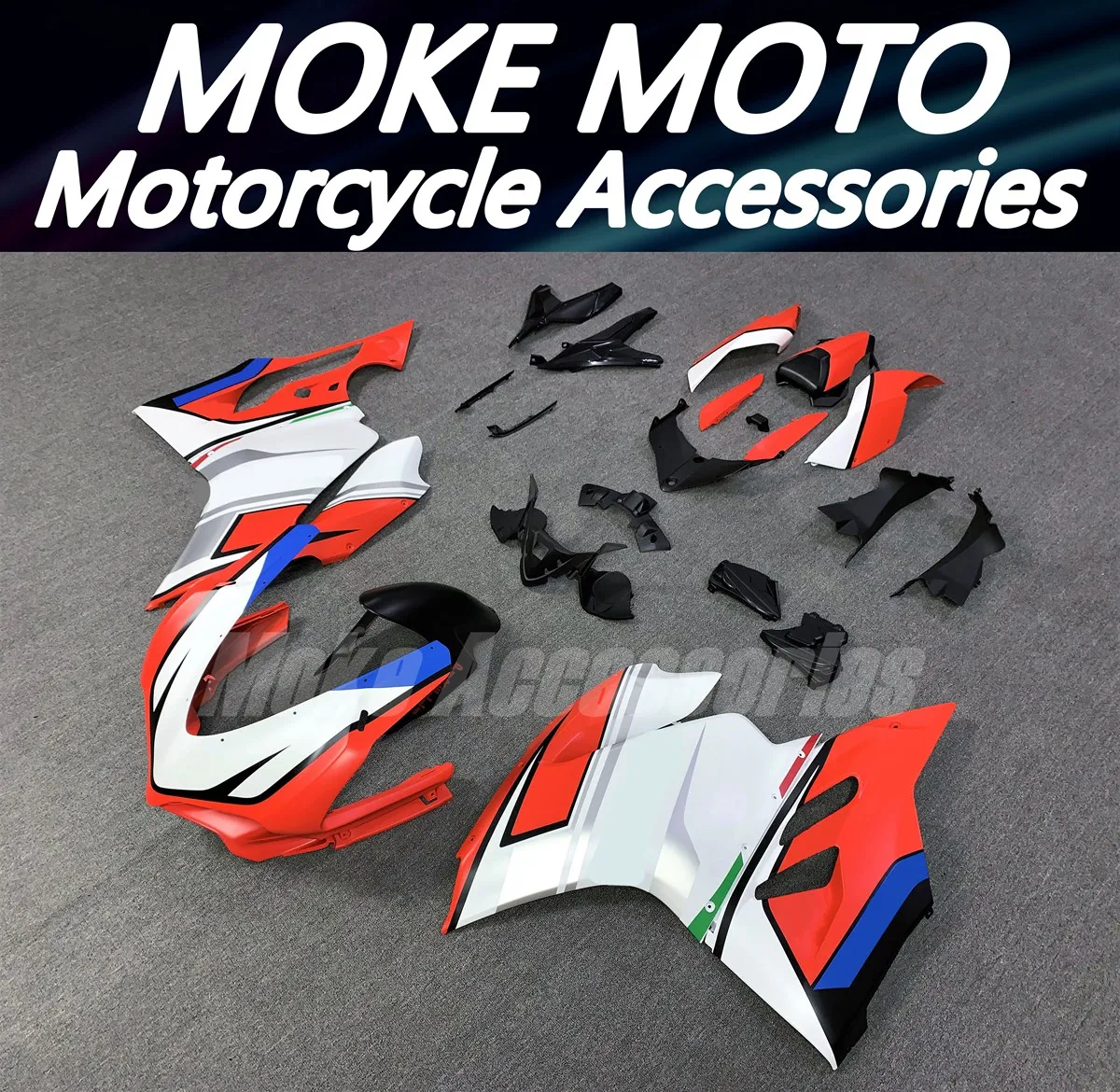 

Fairings Kit Fit For Panigale 959 1299 2015 2016 2017 2018 Bodywork Set High Quality Injection Orange Red/white New