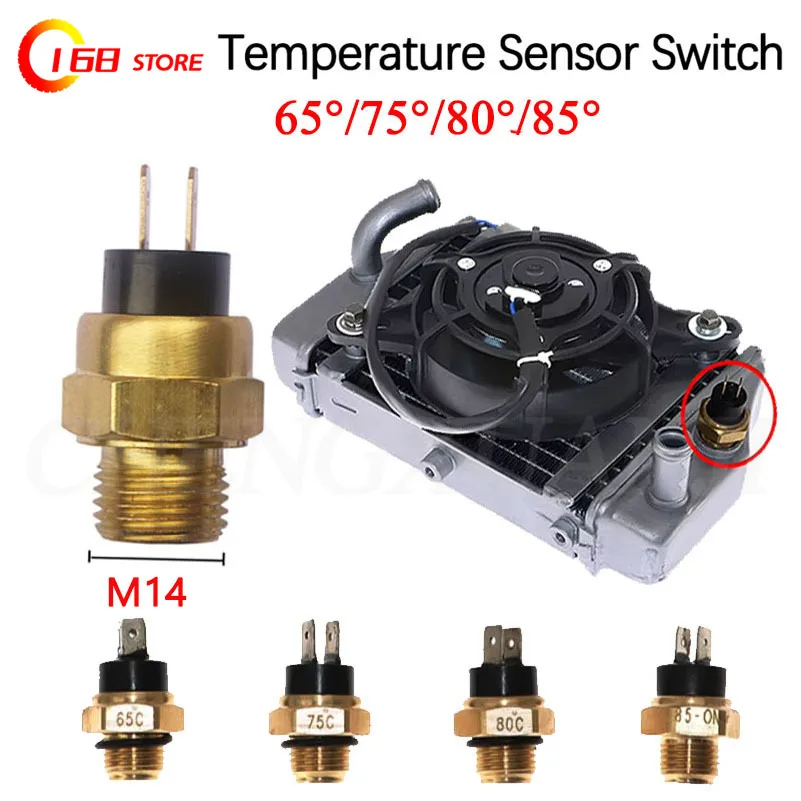 CF500cc X5 0010-135000 CF188 Engine Water Temperature Sensor M14 65/75/80/85° C Temperature ATV UTV GO KART CF SWCGQ-C-CF500