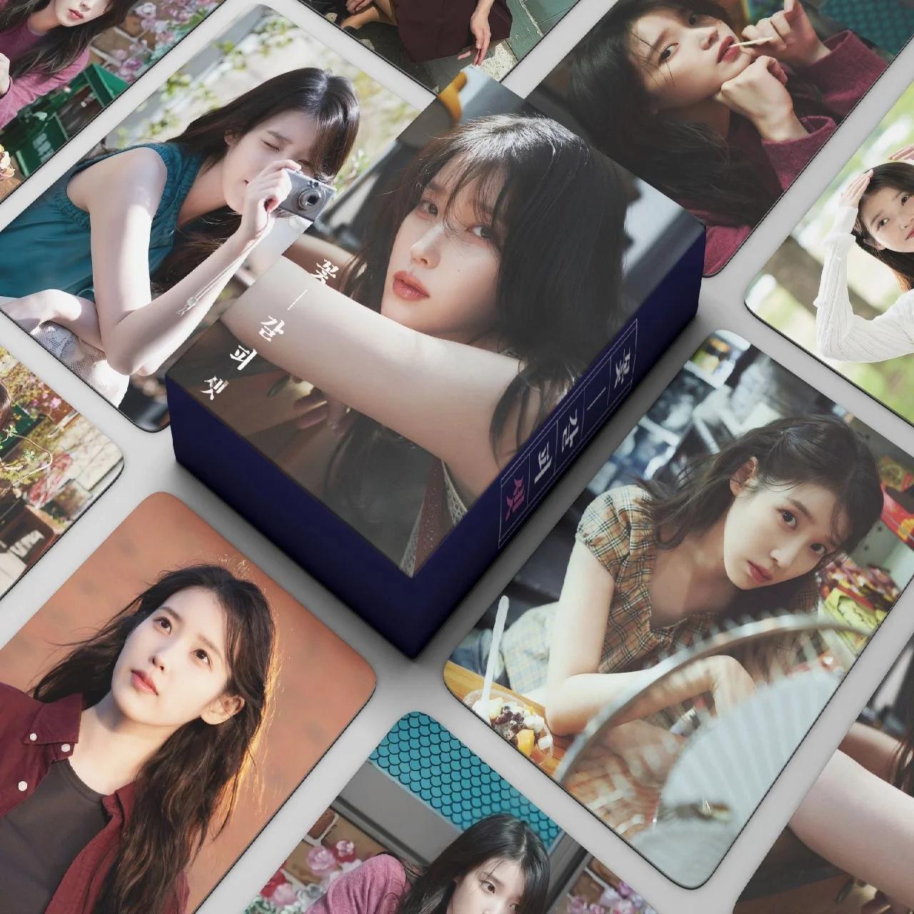

55Pcs/Set IU Idol Girl New Album The Winning Tour Lomo Cards High Quality HD Printed Photocards Lee Ji Eun Photo Fans Gift