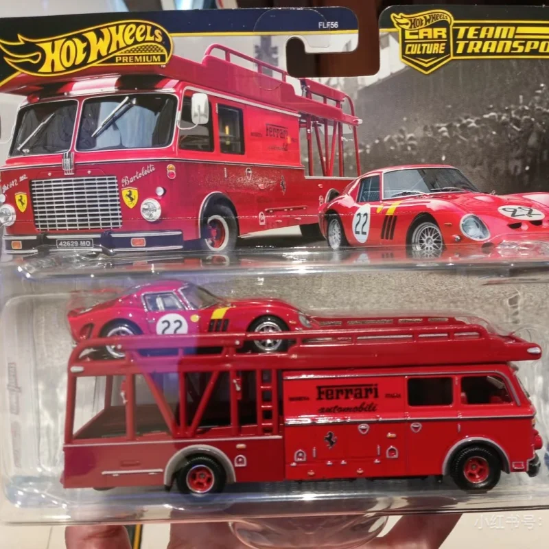 In Stock Hot Wheels Team Transport Set Premium Car Culture Toys Diecast 1/64 Car Hauler Ultra-High Speed Car Ae86 Model Boy Gift