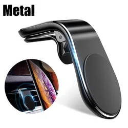 Magnetic L-Type Universal Phone Holder in Car Phone Stand Clip for Mount Car Magnetic Phone Holder Suit to All Model Cellphone