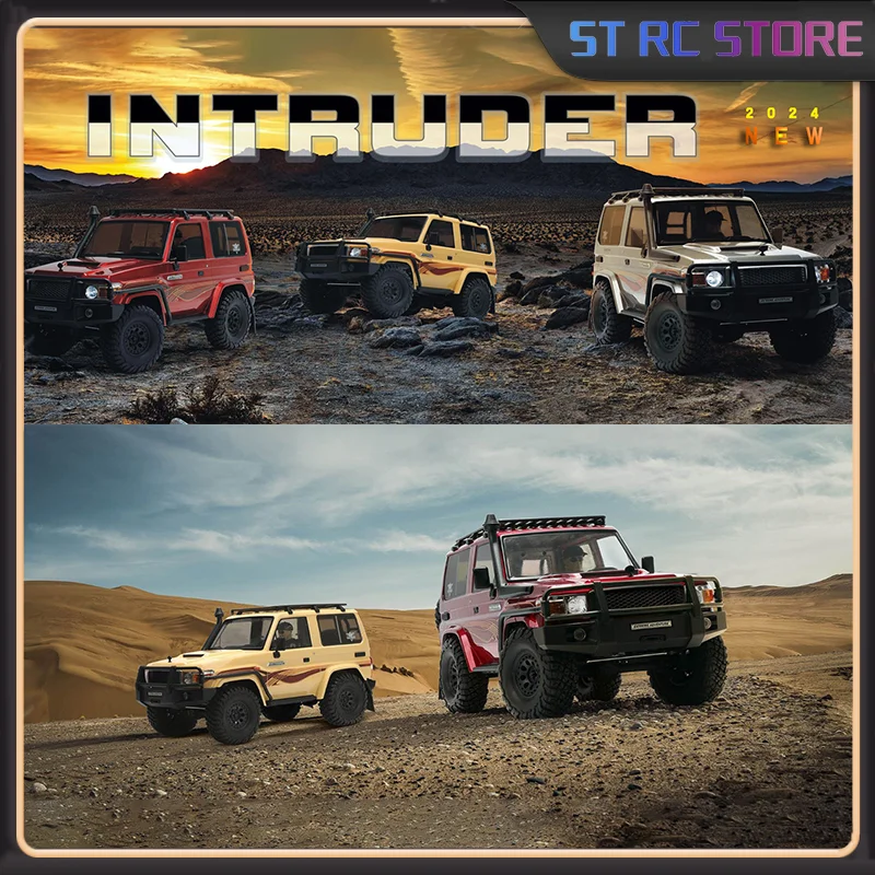 Rgt 1/10 Off-Road Vehicle Ex86020 Intruder Climbing Car Rc Remote Control Car Simulation Model Electric Four-Wheel Drive Toys