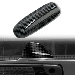 For Dodge Ram 1500 TRX 2021 2022 2023 Car Accessories Carbon Fiber Style Antenna Roof Shark Fin Cover Decoration Trim 1pcs