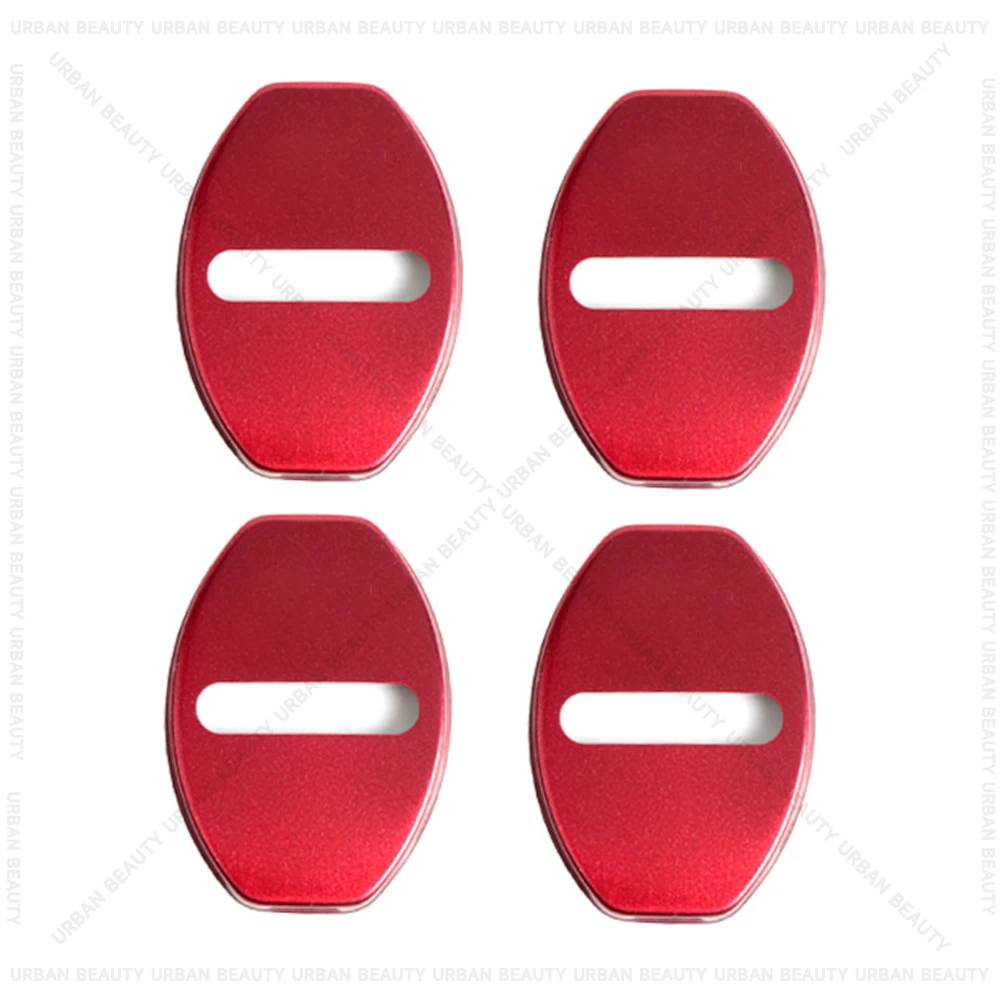 4pcs Stainless Steel Car Door Lock Protective Cover Sticker Anti-Rust Buckle Case for Seat ABT Ibiza Leon Mii Tarraco Cupra TCR - view 5