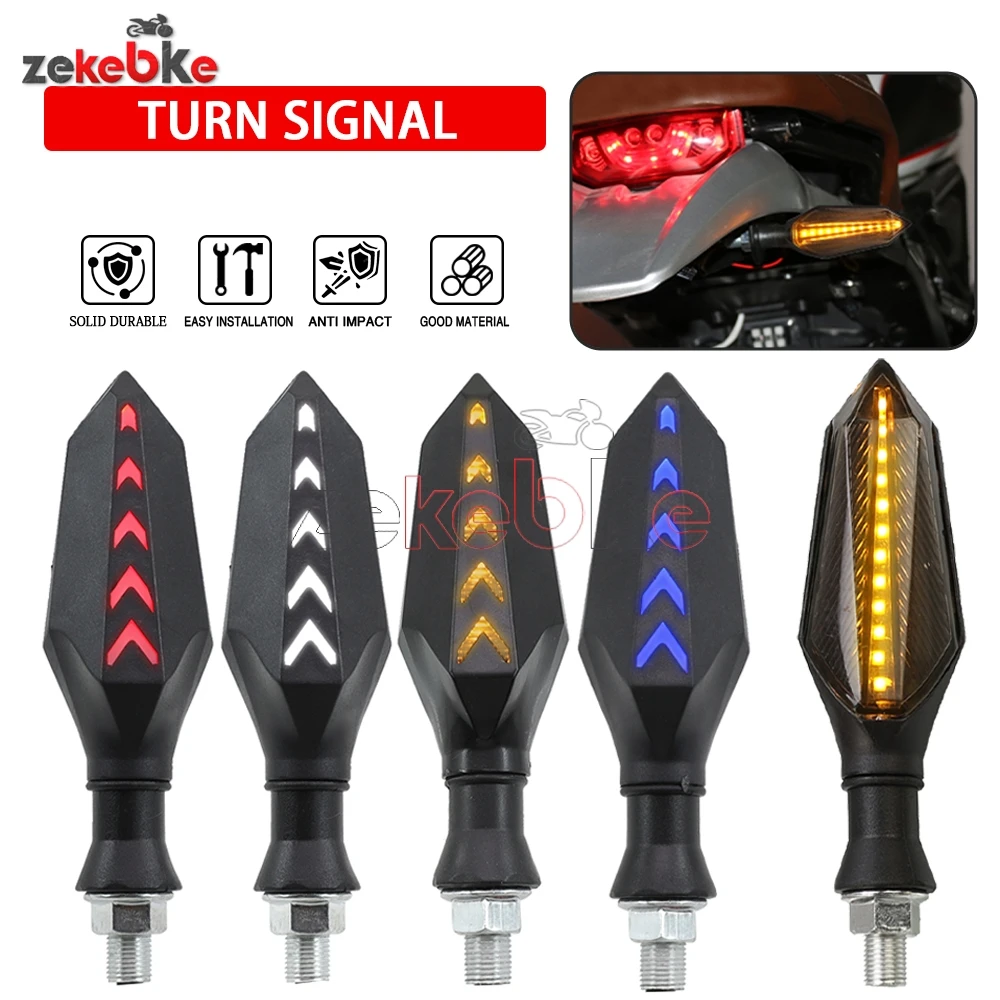 Motorcycle Accessories Waterproof Turn Signal Light Flashing 12 LED lights For SUZUKI GSX-S1000 GSX-S1000F GSXS1000 GSX S1000