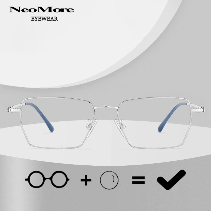 

Fashion Titanium Alloy Eyeglasses for Men Women Prescription Glasses Progressive Multifocal Optical Reading Spectacles Gafas