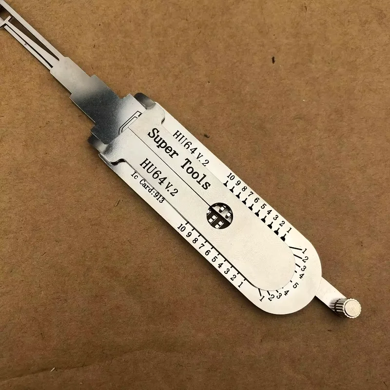 Neuer Stely HU64 Lishi 2in1 Decoder Super-Werkzeug für hohle Schlossöffner – Detail 3