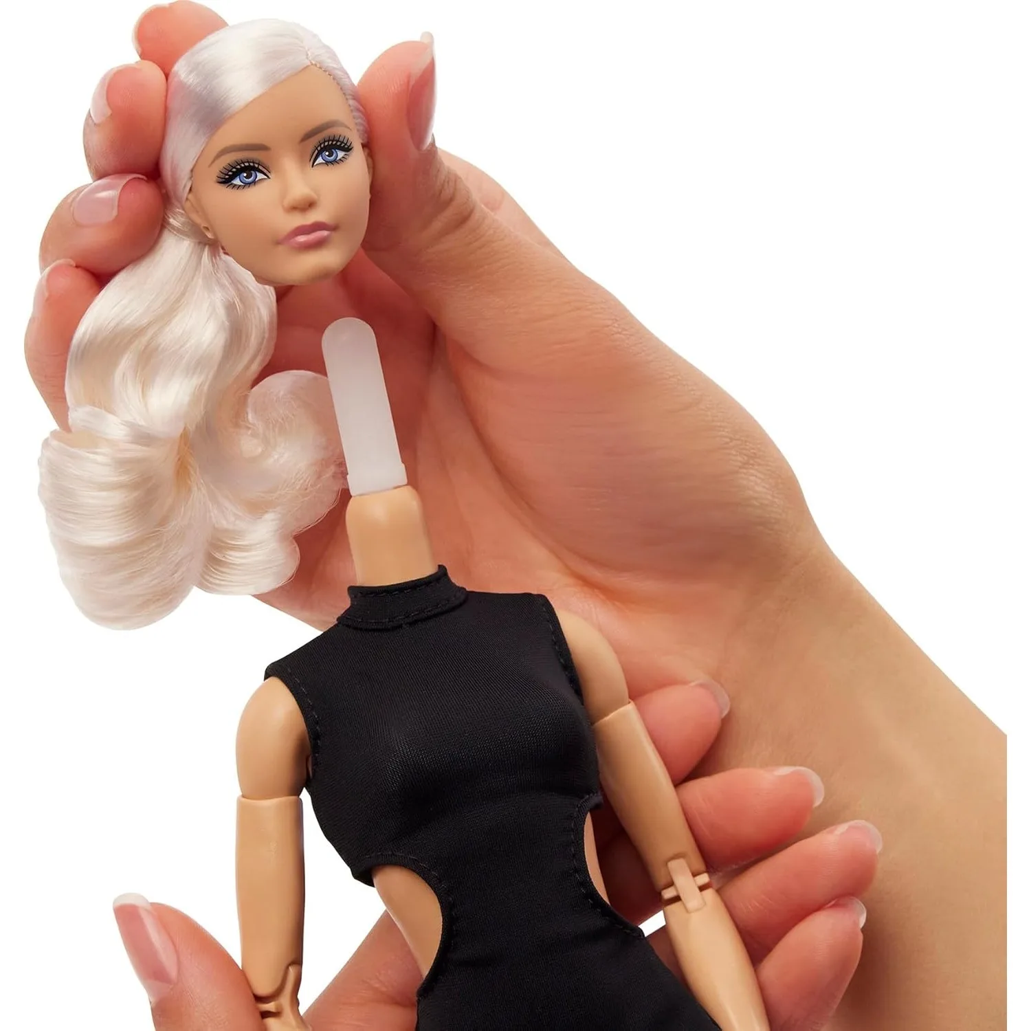 オリジナル マテル バービー ベーシック モデル 2 ブロンド コレクタブル ドール リトル ブラック ドレス付き 関節可動人形 女の子へのギフト JBH71