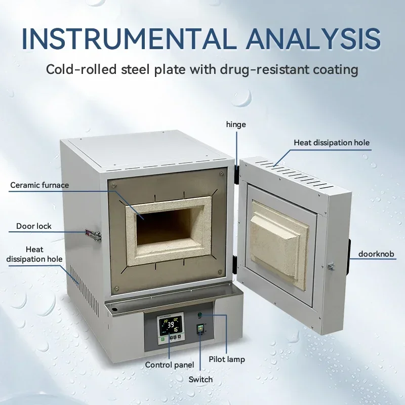 Laboratory 1000C High Temperature Muffle Furnace Price With CE Certificate