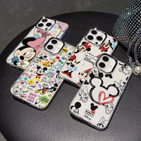 Mickey Minnie Mouse Case For Samsung Galaxy A55 A35 A25 A15 A54 A14 A34 A24 A56 A36 A26 A23 A16 A06 A05 A05S A52 A53 A12 Cover