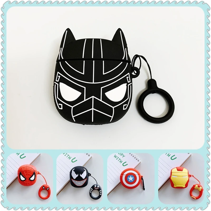 Toy Anime Kuromi Disney Mickey Soft Earphone Case for Apple Airpods 1 2 3 Pro 2 Bluetooth Protective Cover Gift