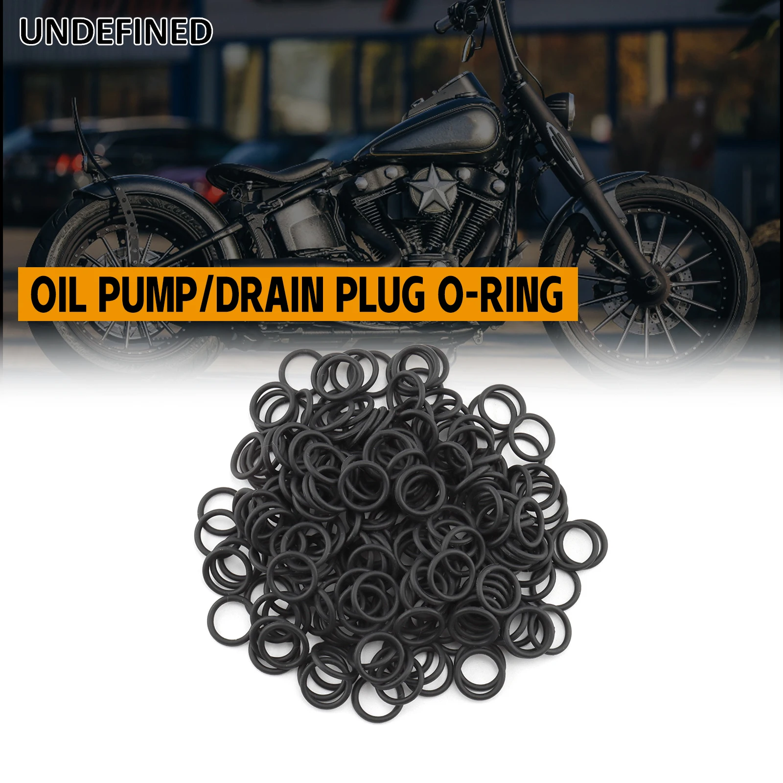 100PCS Motorcycles O-Ring Oil Drain Plug Dealing Ring for Harley Sportster XL Touring Fatboy Dyna Twin Cam Replace OEM P/N 11105