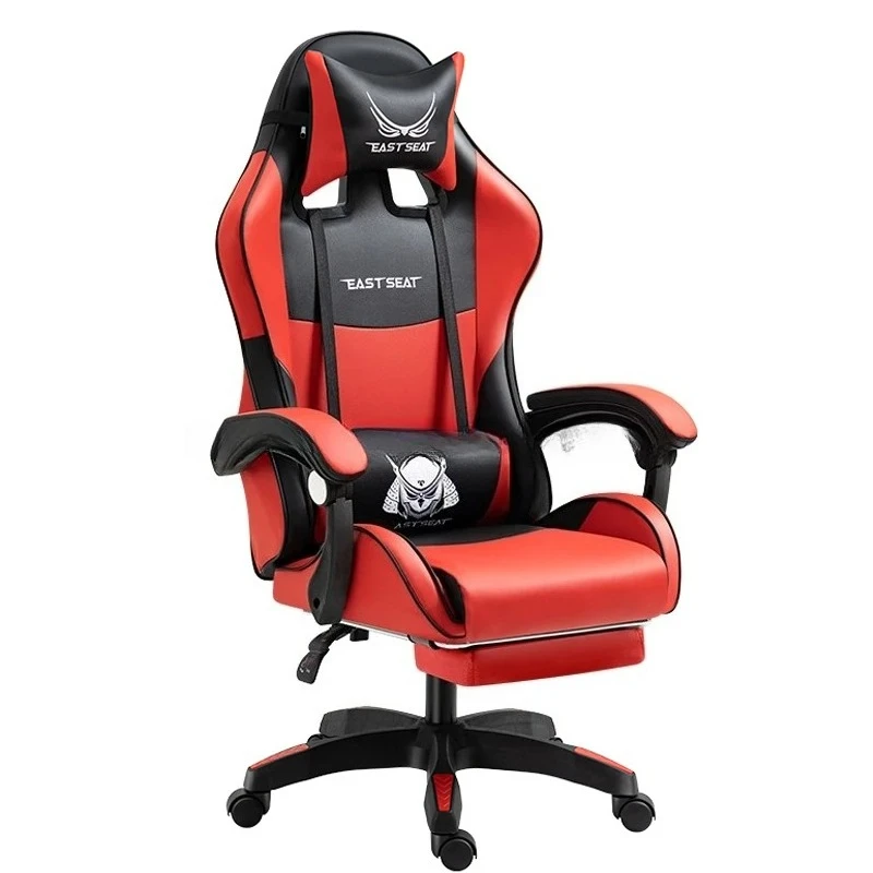 Home Gaming Racing Chair with armrest and headrest Swivel Leather Gamer Computer Chairs Adjustable Reclining Office Desk Chair
