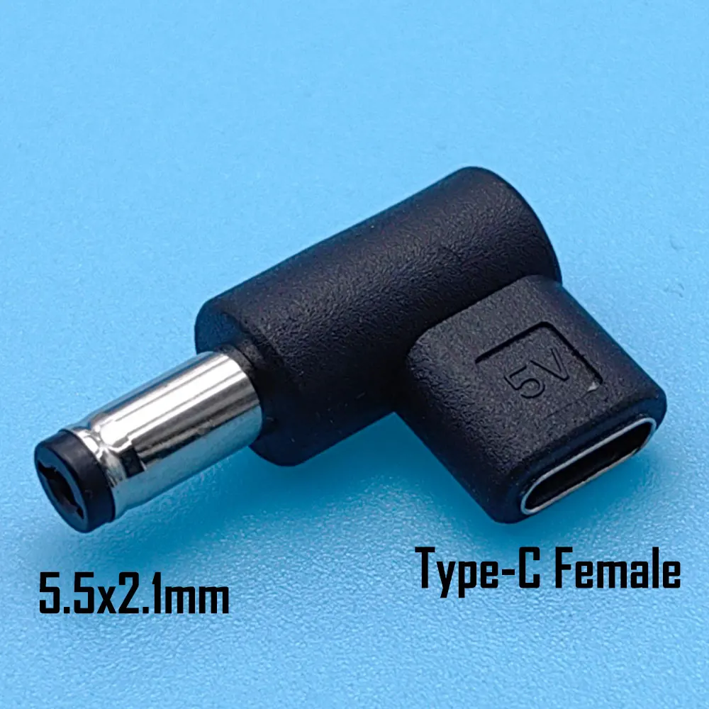 1Piece Type-C PD to DC power adapter 3.5*1.35/4.0*1.7/5.5*2.5/5.5*2.1mm Converter Adapter Plug