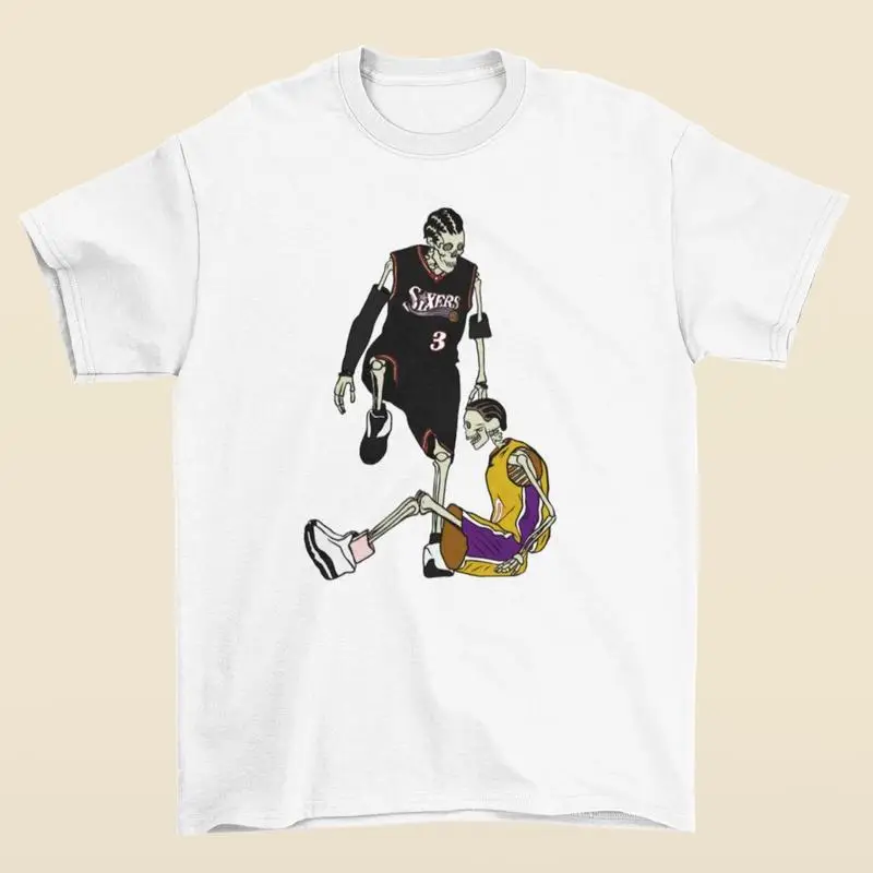 Skeleton Allen Iverson Step Over T-Shirt