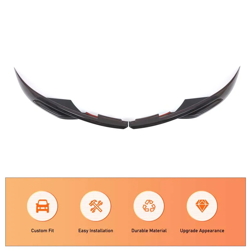 For Lotus Emira 2021-2023 ABS Car Tail Light Cover Smoked Black Taillight Protective Cover Auto Exterior Accessories