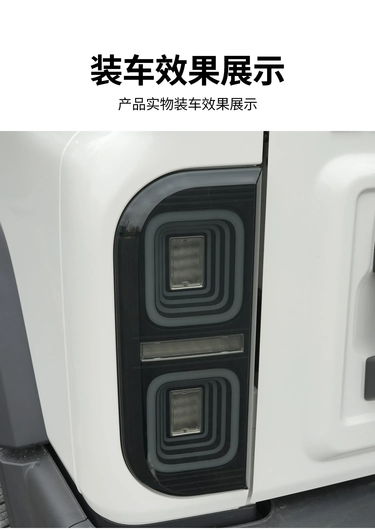 For BAW 212 T01 2024 2025 Led Suspended Tail Light Dynamic Turn Signal Driving Brake Reverse Light DRL Tail Lamp Accessories detail image 8