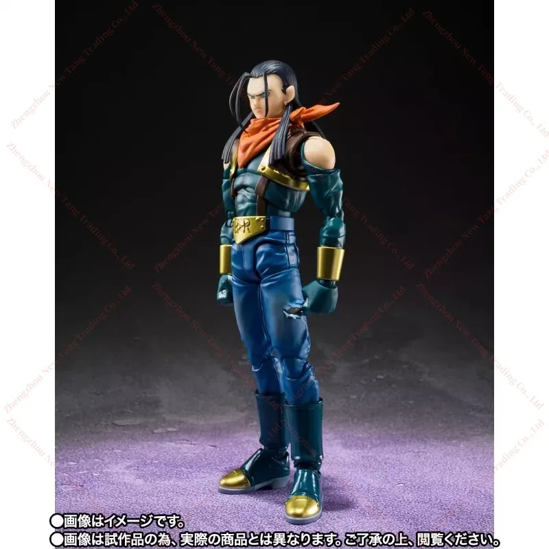 

Original S.H.Figuarts Dragon Ball GT Super Android 17 Anime Figure Toy BANDAI Genuine PVC Model Collection Action Figurine Gift