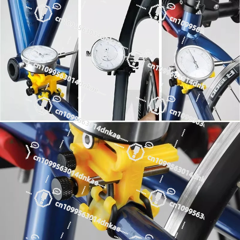 Simple Wheel Set Adjustment Tool, Bicycle Rim Correction Tool, Dial Meter Maintenance, Spoke Wrench