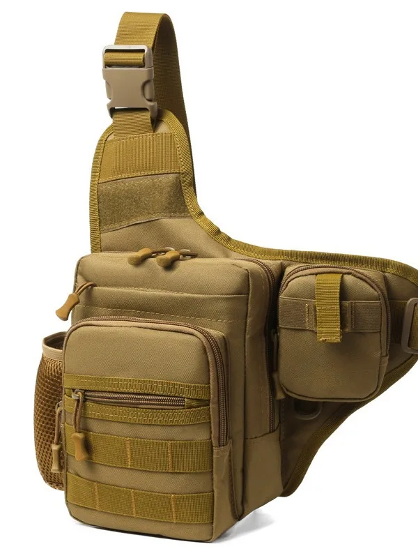 Wasserdichte Angeln Umhängetasche Outdoor Sport Radfahren Crossbody Brust Einzel Rucksack Reise Klettern Camping Taktische Handtasche – Detail 7