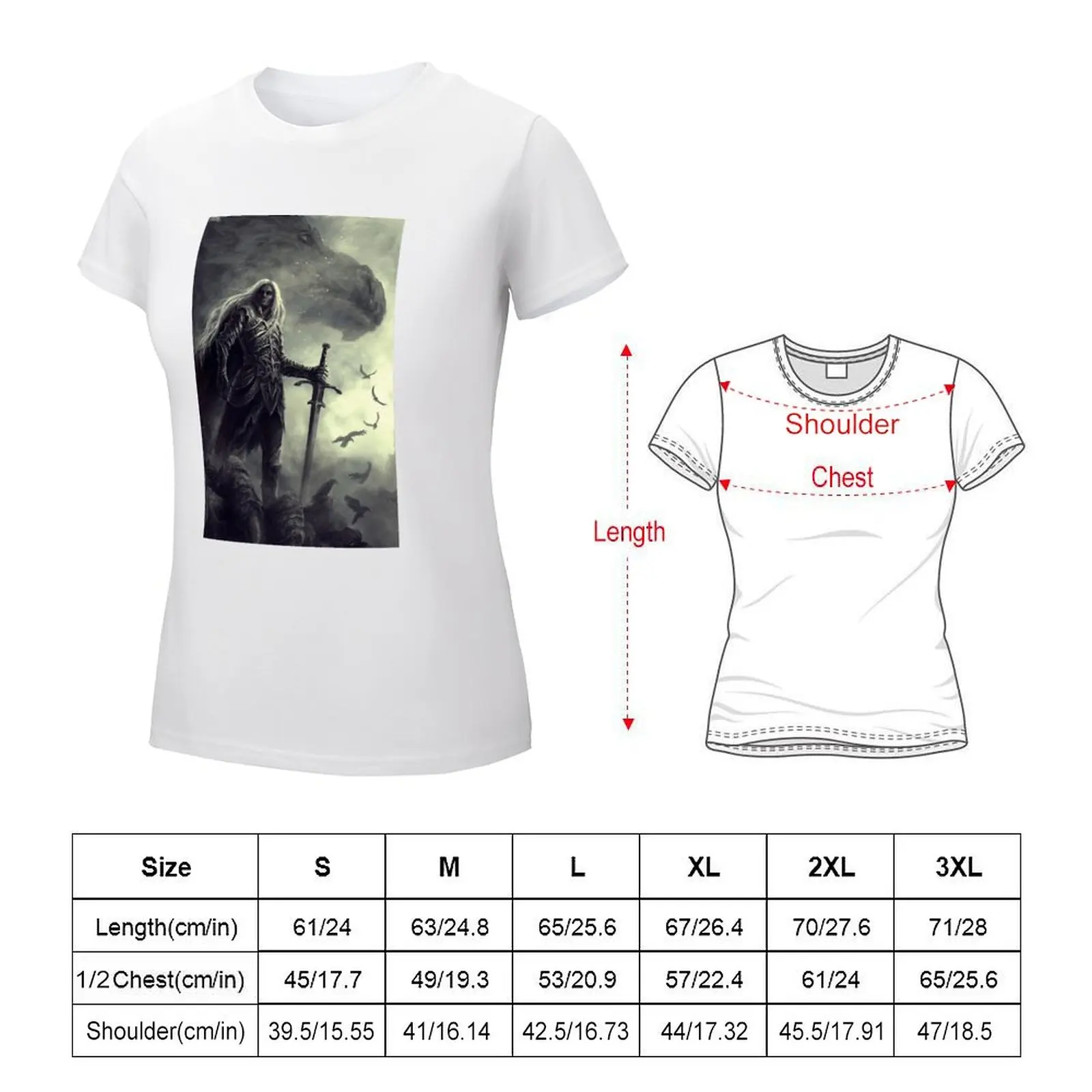 Anomander Rake - Malazan T-shirt summer top shirts graphic tees hippie clothes funny t shirts for Women