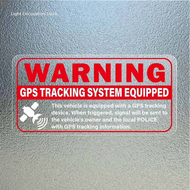 5Pcs Waterproof GPS Tracking Alarm Sticker 4