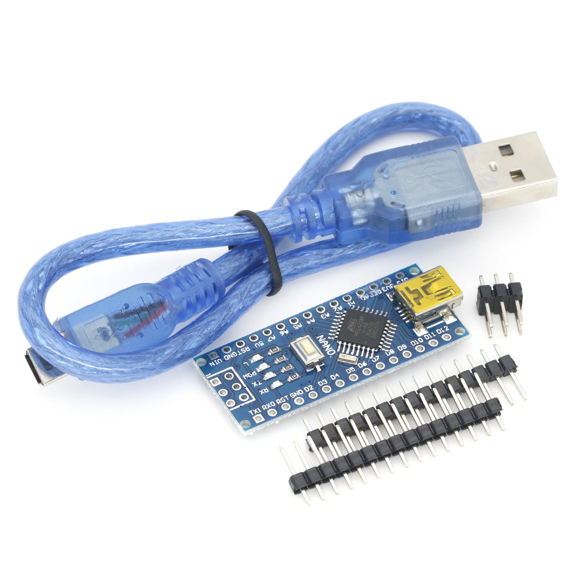 For Arduinos Nano V3.0 ATMEGA328P 5V 16Mhz CH340 Drive MINI USB Nano V3 Learning Module Development Board